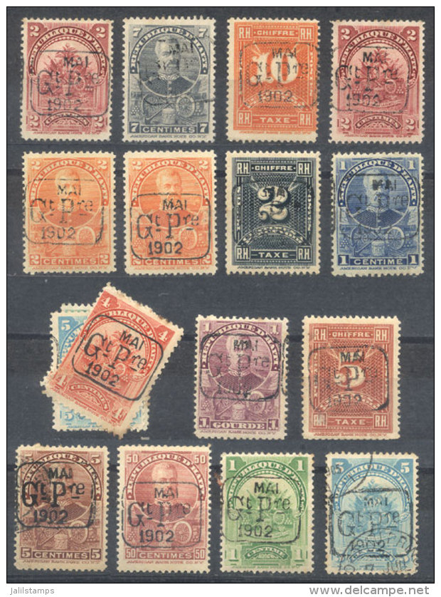 Small Lot Of Old Stamps, All Forgeries, Interesting Lot For The Especialist. - Haití