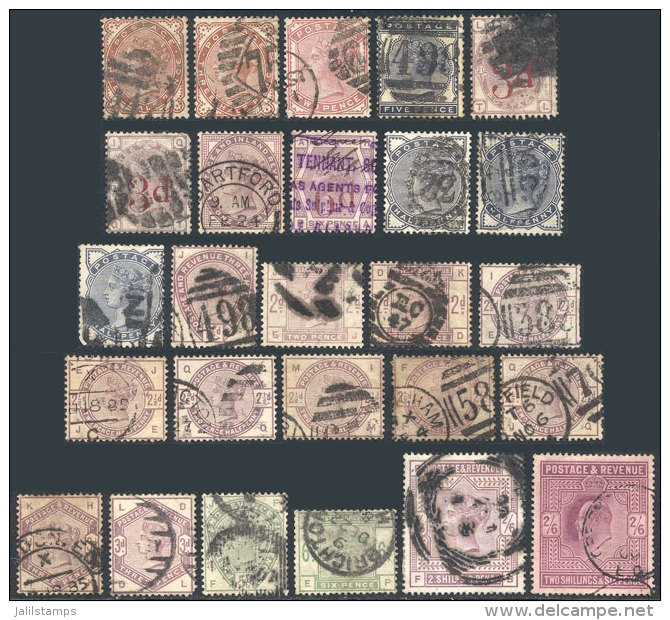 Lot Of Used Stamps, Fine General Quality, Yvert Catalog Value Euros 1,700+, Low Start! - Sonstige & Ohne Zuordnung