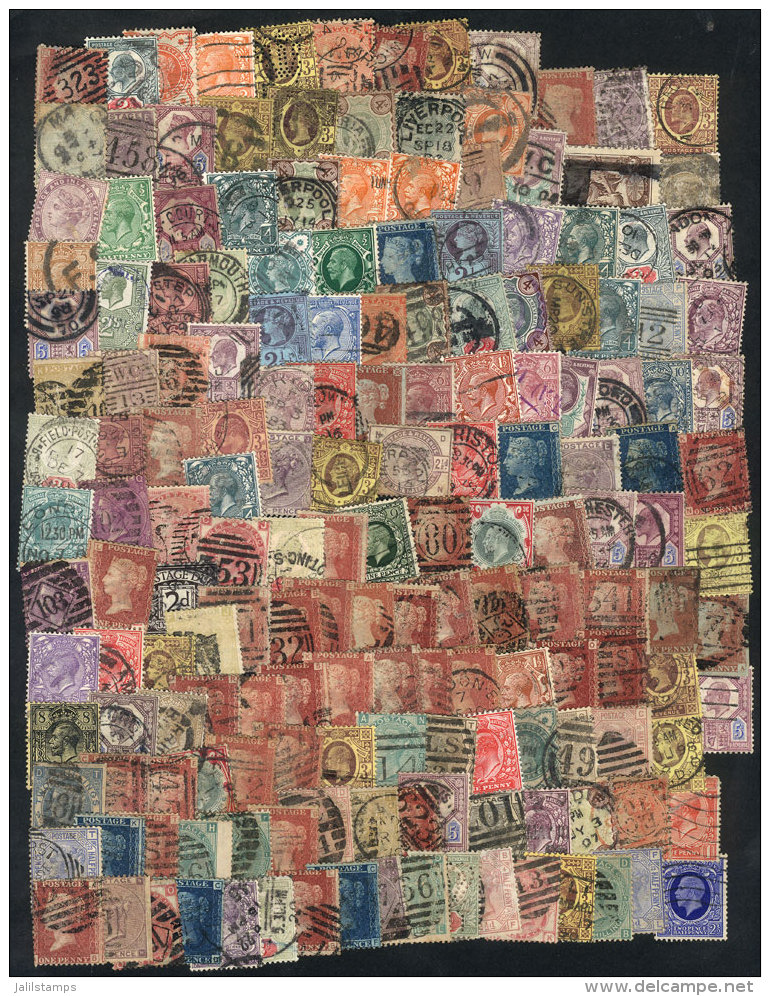 Lot Of Several Hundreds Old Stamps, Used, Fine To VF General Quality (a Few With Minor Faults), VERY HIGH CATALOG... - Other & Unclassified