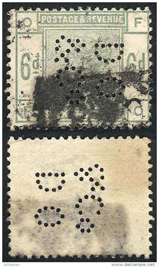 Sc.105, Used, With Interesting Commercial PERFIN, VF Quality, Catalog Vaue US$240. - Other & Unclassified