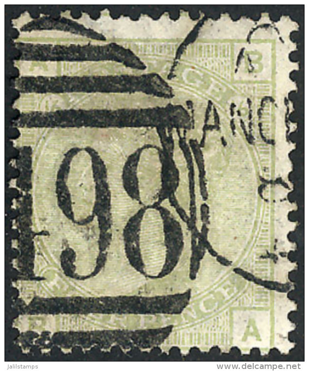 Sc.70, 1876/80 4p. Light Olive Green, Used, VF Example, Catalog Value US$325. - Other & Unclassified