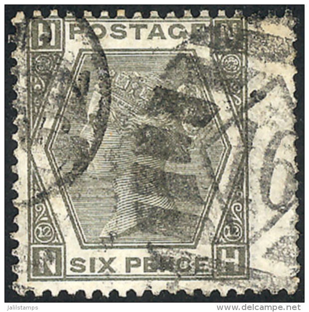 Sc.60, 1872/3 6p. Gray, Plate 12, VF Quality, Catalog Value US$250. - Sonstige & Ohne Zuordnung