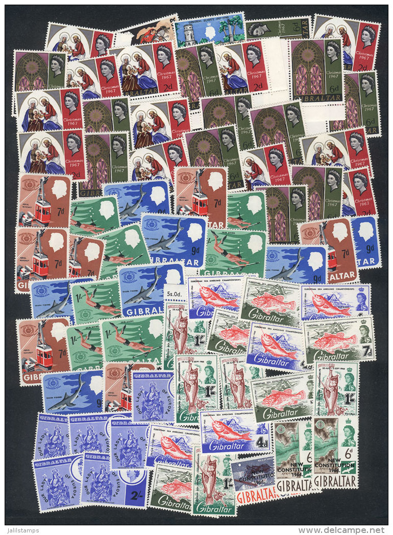 Lot Of VERY THEMATIC Stamps And Sets, Unmounted Of Very Fine General Quality, Scott Catalog Value Over US$85. - Gibraltar