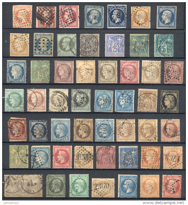 Lot Of Old Stamps, VERY HIGH CATALOG VALUE, Mixed Quality (from Defective To Some Of Fine To VF Quality), Good... - Other & Unclassified