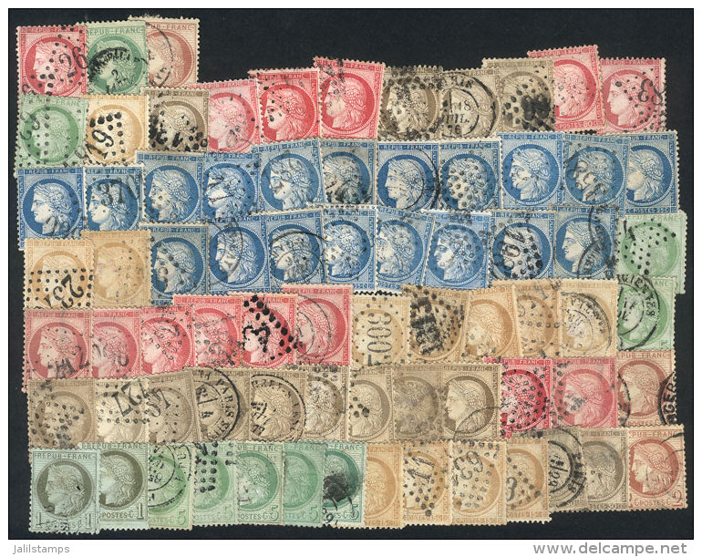 Lot Of Old Stamps Of Mixed Quality (many With Defects, Some Of VF Quality), Most Used, Catalog Value Euros 1,300,... - Andere & Zonder Classificatie