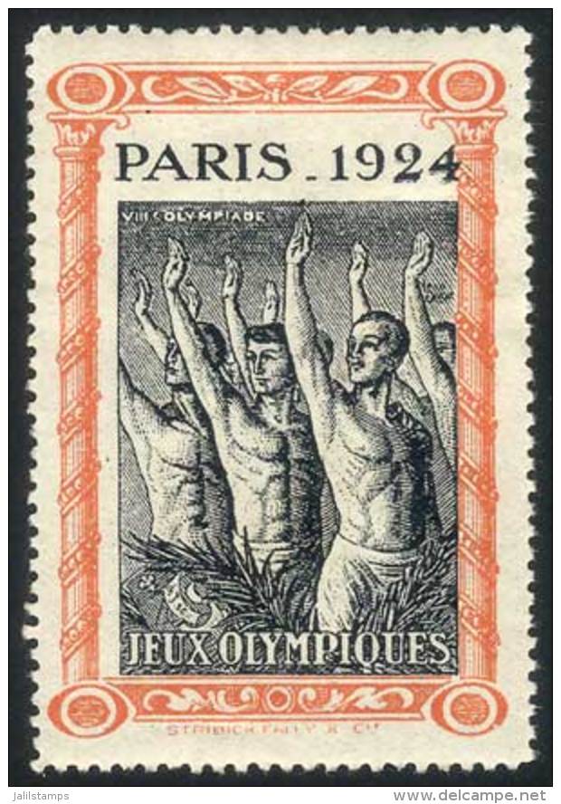 1924 Cinderella, Paris Olympic Games, VF Quality, Rare! - Other & Unclassified