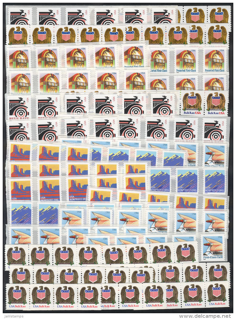 Large Number Of Modern Stamps, MNH, Usable As Postage, High Face Value, Good Opportunity! - Other & Unclassified