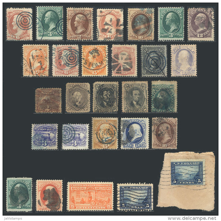 Lot Of Old Stamps, Very Interesting, Mixed Quality, Some With Defects And Some Of Fine To VF Quality. Scott Catalog... - Andere & Zonder Classificatie