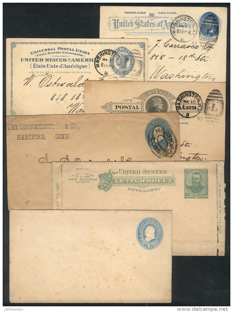 6 Old Postal Stationeries, Fine General Quality (2 With Defects), Low Start! - Sonstige & Ohne Zuordnung