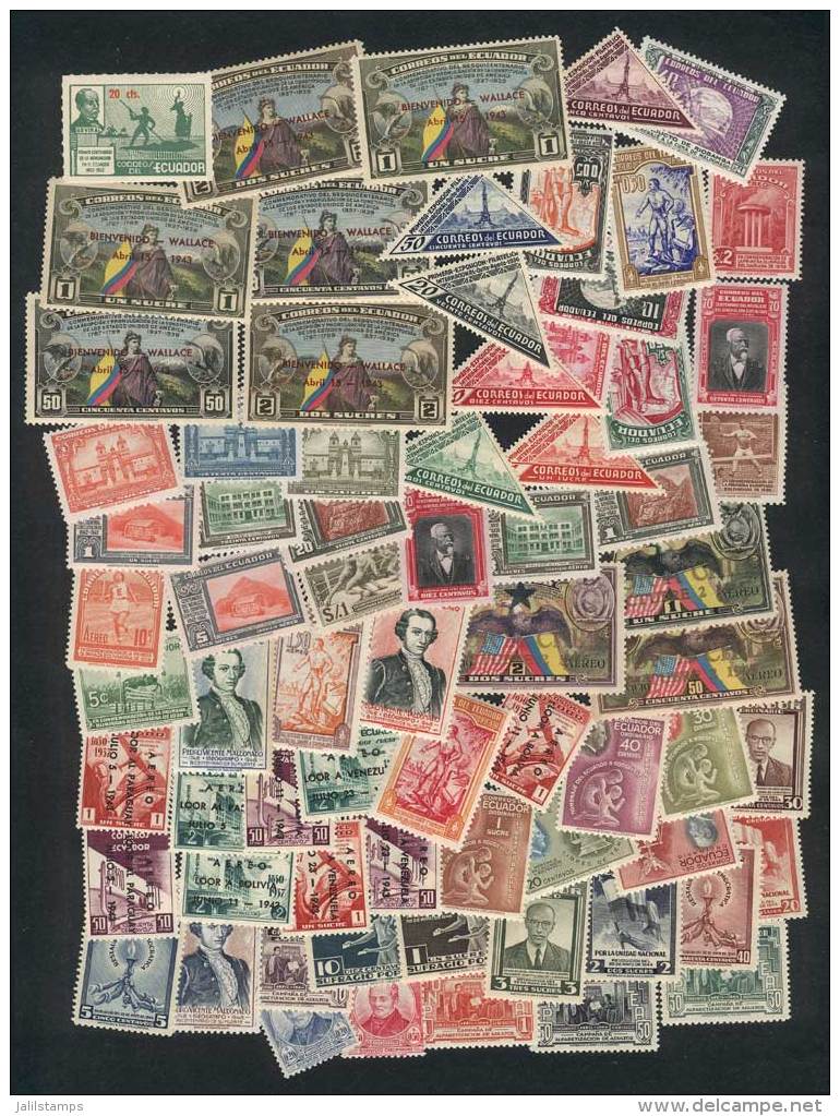Lot Of Varied Stamps And Sets, Including Several Complete Sets, Some Very Thematic, Mint Stamps With Hinge Marks... - Equateur