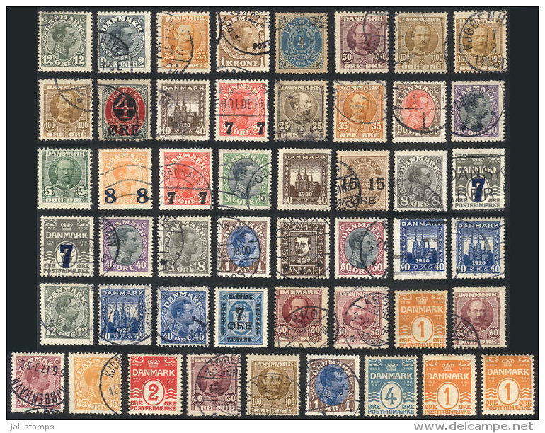 Lot Of Good Values Issued Mainly Between 1904 And 1920, Including Very Good Stamps Of High Quality, Almost All... - Andere & Zonder Classificatie