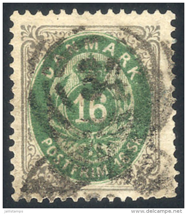 Yv.20, 1870 16Sk. Gray And Green, VF Quality, Catalog Value Euros 220. - Andere & Zonder Classificatie