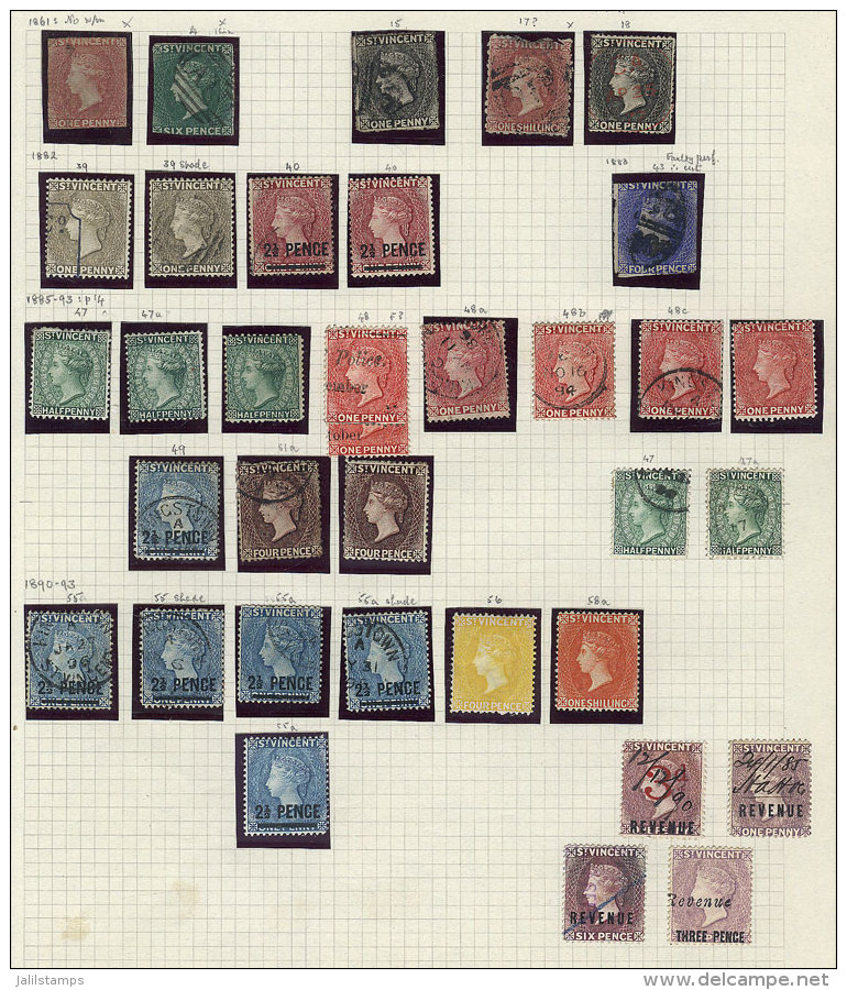 Accumulation Of Interesting Stamps On Several Album Pages, Very Fine General Quality, Very Attractive! - Otros & Sin Clasificación