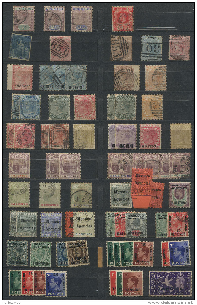 Lot Of Old Stamps, Most Used And Of Fine Quality, Of Several Colonies In All The Continents. There Are Some Scarce... - Other & Unclassified
