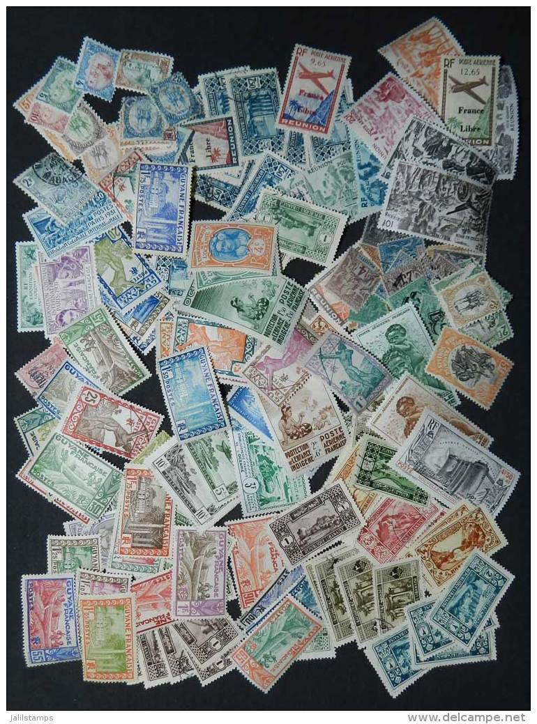 Lot Of Mint And Used Stamps Of All Ages, In General Of Fine To Very Fine Quality, Yvert Catalog Value Euros 1,000+ - Andere & Zonder Classificatie