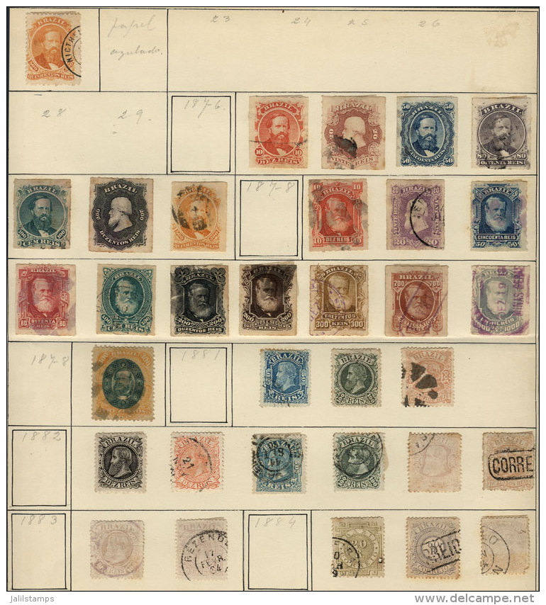 Old Collection On Album Pages (up To 1940 Approx.), Including Very Good Examples Of Scarce Stamps Of High Market... - Collections, Lots & Series