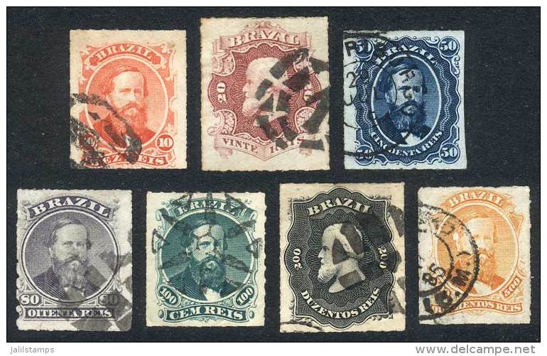 Sc.61/67, 1876/7 Complete Set Of 7 Used Values, VF Quality, Catalog Value US$175+ - Andere & Zonder Classificatie