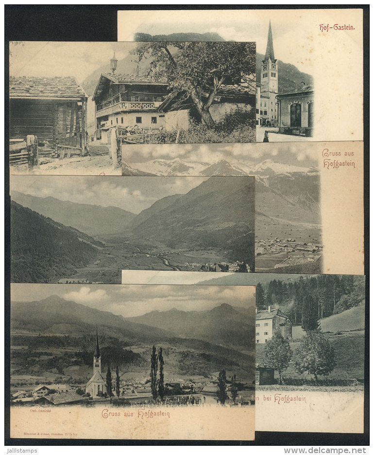 HOFGASTEIN: 6 Very Old And Beautiful Postcards, Excellent Views, Fine To VF Quality! - Other & Unclassified