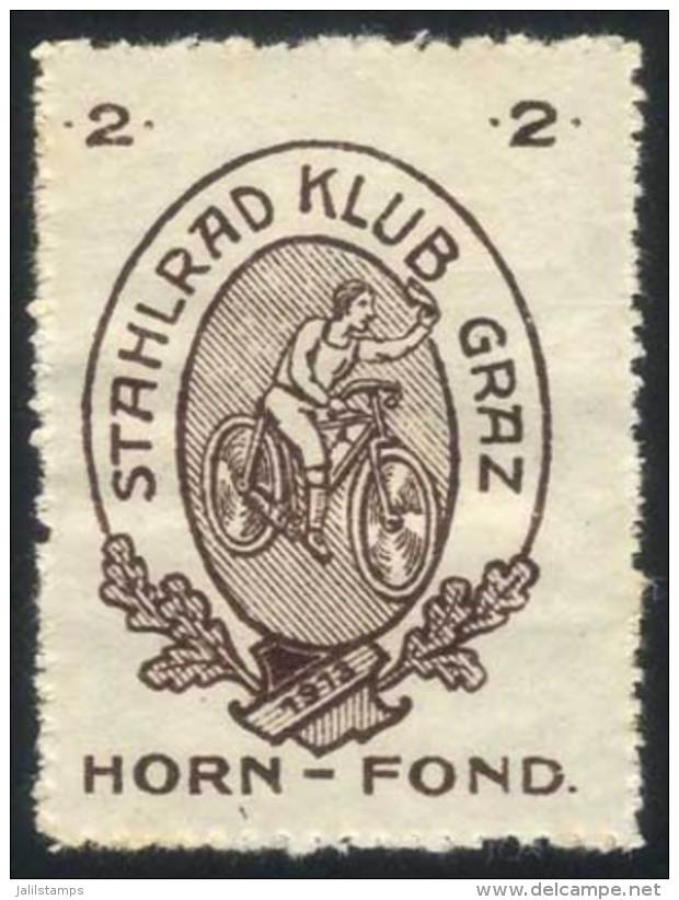 1913 Cinderella, Topic BICYCLE, CYCLISM, Stahlrad Klub Graz, VF Quality! - Otros & Sin Clasificación