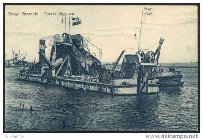 NECOCHEA: Eusenate Dredge, Unused, Circa 1920, Very Fine Quality! - Argentina