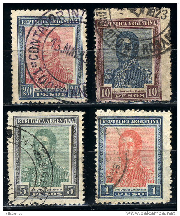 GJ.452/455, High Values Of The Set, VF Quality, Catalog Value US$63+ - Other & Unclassified