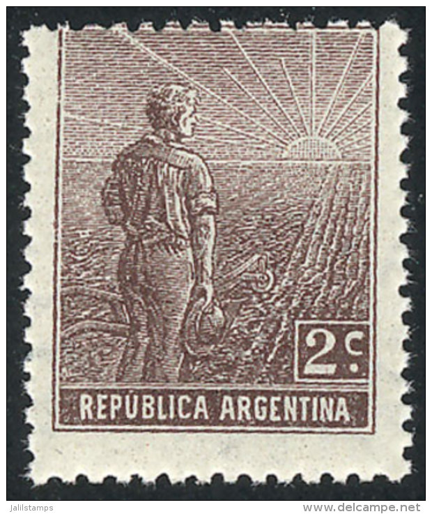 GJ.327, 1911 2c. Plowman With Sun Wmk, MNH, Excellent Quality, Very Fresh, Catalog Value US$20 + 50% (MNH) - Otros & Sin Clasificación