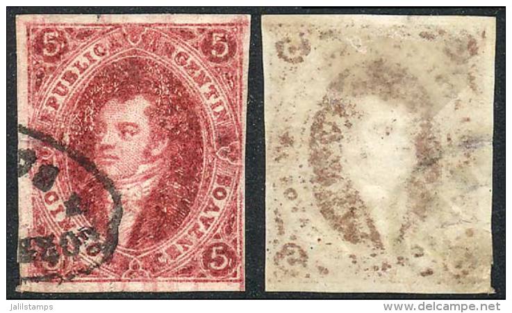 GJ.34e, 8th Printing, With "oily Impression, Ivory Head" Variety, Excellent Quality! - Used Stamps