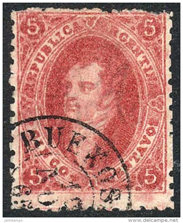 GJ.25, 4th Printing, Used In Buenos Aires On 16/NO/1865, Superb! - Usados