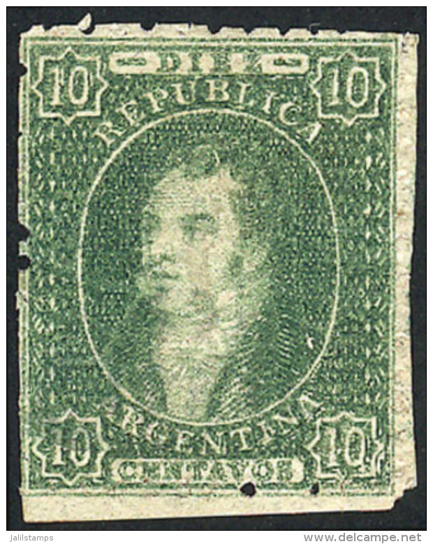 GJ.23, 10c. Dull Impression, Mint, Good Example, Catalog Value US$100. - Unused Stamps