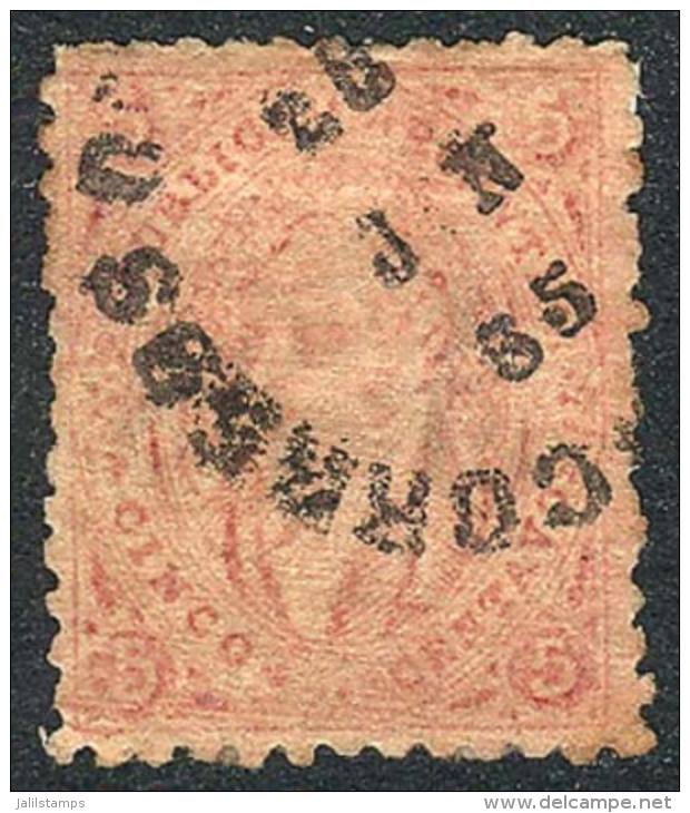 GJ.20d, 3rd Printing, With Diagonally DIRTY PLATE Variety (very Notable), And Datestamp With ERROR In Date: "J N"... - Used Stamps