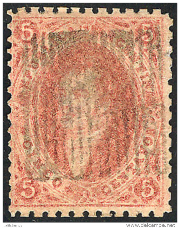 GJ.19, 1st Or 2nd Printing, With Complete Mute CORRIENTES Cancel: Box Of 16 Parallel Lines (+150%), Superb! - Usados
