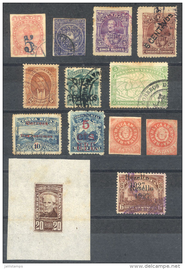 Small Lot Of Old Stamps, All Forgeries, Interesting Lot For The Especialist. - Sonstige - Amerika