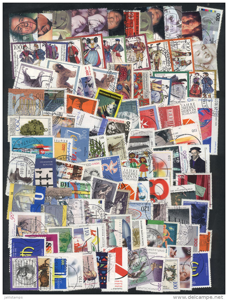 Lot Of Used Stamps, Mosly Modern Commemorative Stamps, HIGH CATALOGUE VALUE, Very Fine General Quality, Good... - Andere & Zonder Classificatie