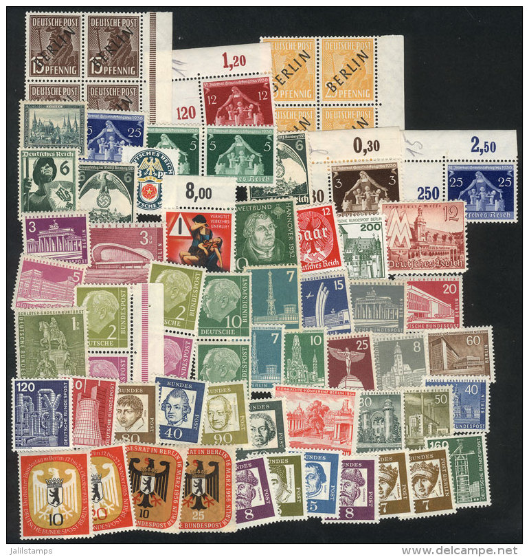 Lot Of MNH Stamps Of Excellent Quality. High Catalog Value (I Estimate Approx. US$250), Good Opportunity! - Autres & Non Classés