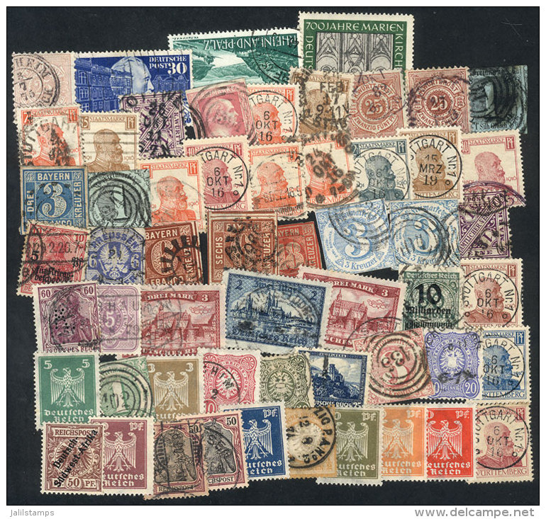 Lot Of Stamps Of Varied Periods, Used And Mint (some MNH, Others Can Be Without Gum), General Quality Is Fine To VF... - Otros & Sin Clasificación