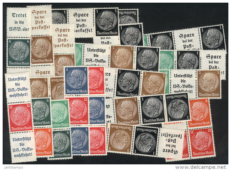 Lot Of "se-tenant" Stamps, Fine To VF Quality, Low Start! - Sonstige & Ohne Zuordnung