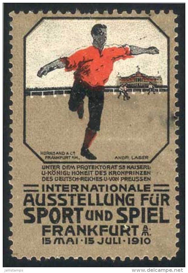 1910 Cinderella, Topic Sports, FOOTBALL, VF And Rare! - Sonstige & Ohne Zuordnung