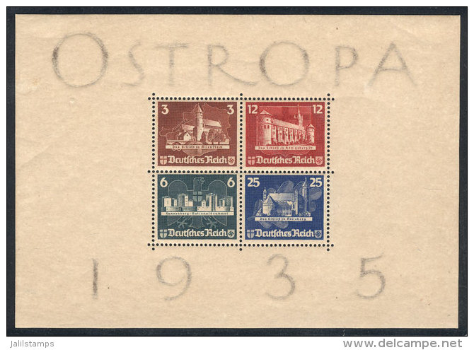 Sc.B68, 1935 OSTROPA, Mint ORIGINAL GUM (rare, Normally Found Without Gum), Light Hinge Marks, Fine Quality,... - Otros & Sin Clasificación