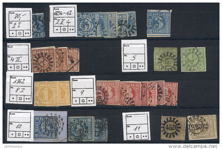 Lot Of Used And Mint Stamps On 7 Stockcards, Mixed Quality (some With Defects, Others Of VF Quality), Good... - Otros & Sin Clasificación