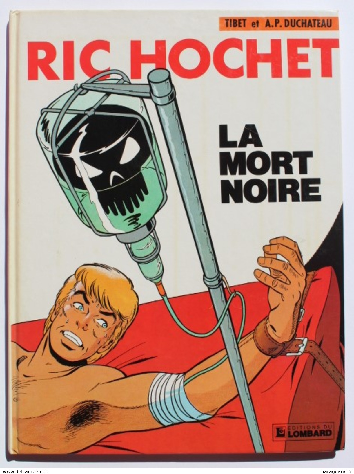 BD RIC HOCHET - 35 - La Mort Noire - EO 1982 - Ric Hochet