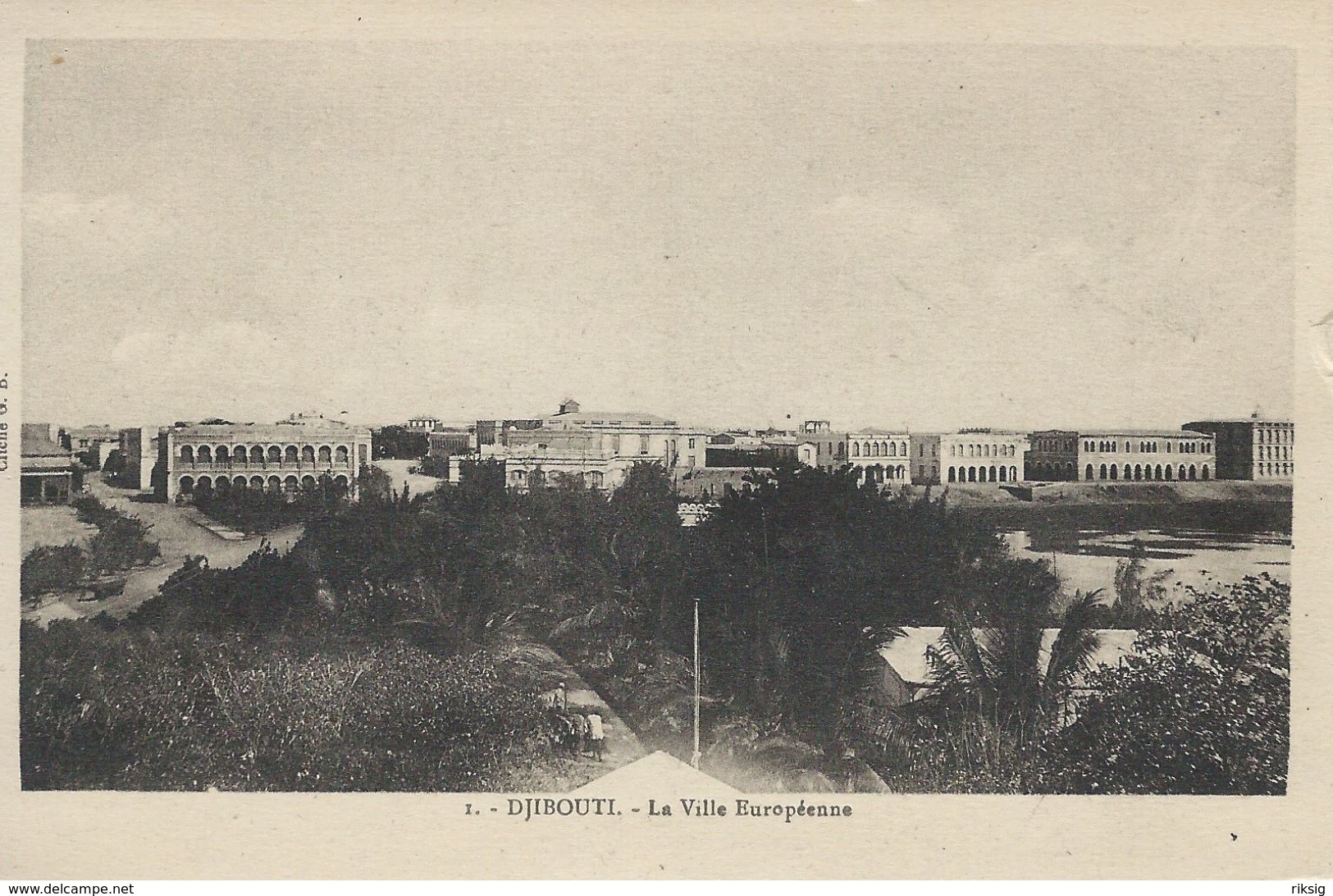 Djibouti - La Ville Européenne.      S-3582 - Djibouti