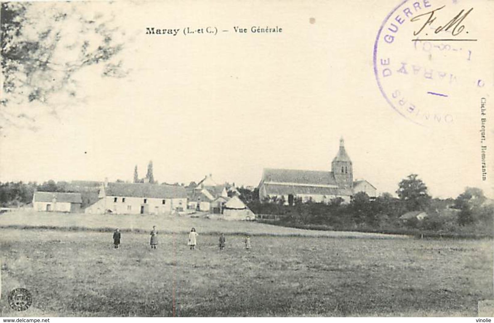 A-17.6353 : MARAY. AVEC CACHET PRISONNIERS DE GUERRE  FRANCHISE MILITAIRE - WW I