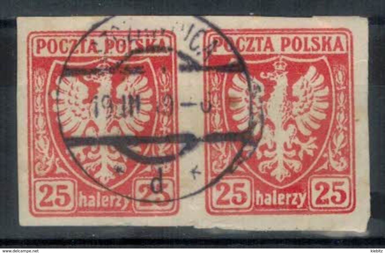 POLEN 1919 - MiNr: 61 Paar   Used - Oblitérés