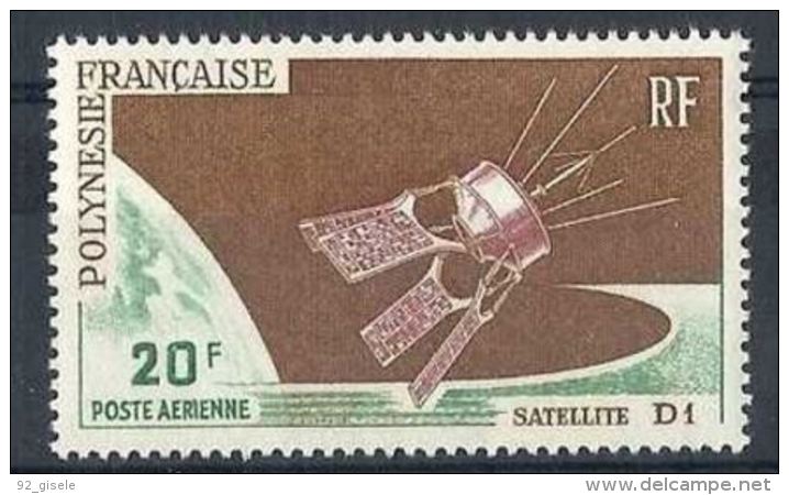 Polynésie Aerien YT 19 (PA) " Satellite D1 " 1966 Neuf** - Ungebraucht