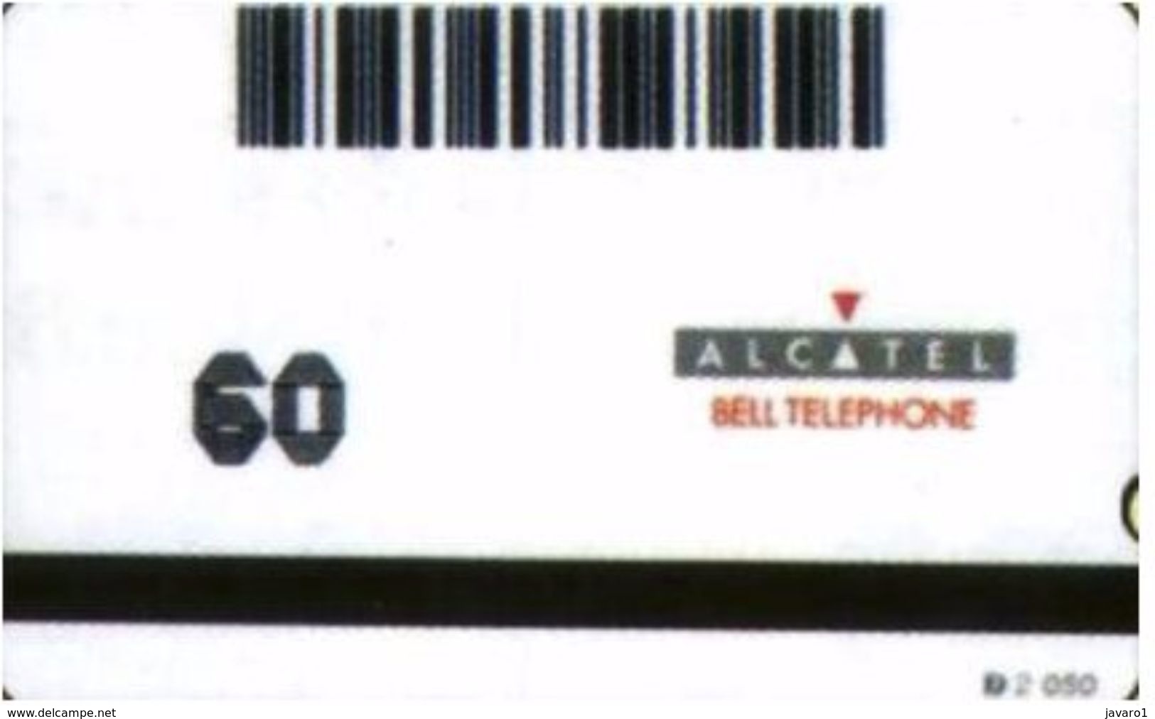POLAND : Alcatel Krakow Issue 60U With TELKOM TELOS Sticker Black City Hall Brussels - Pologne