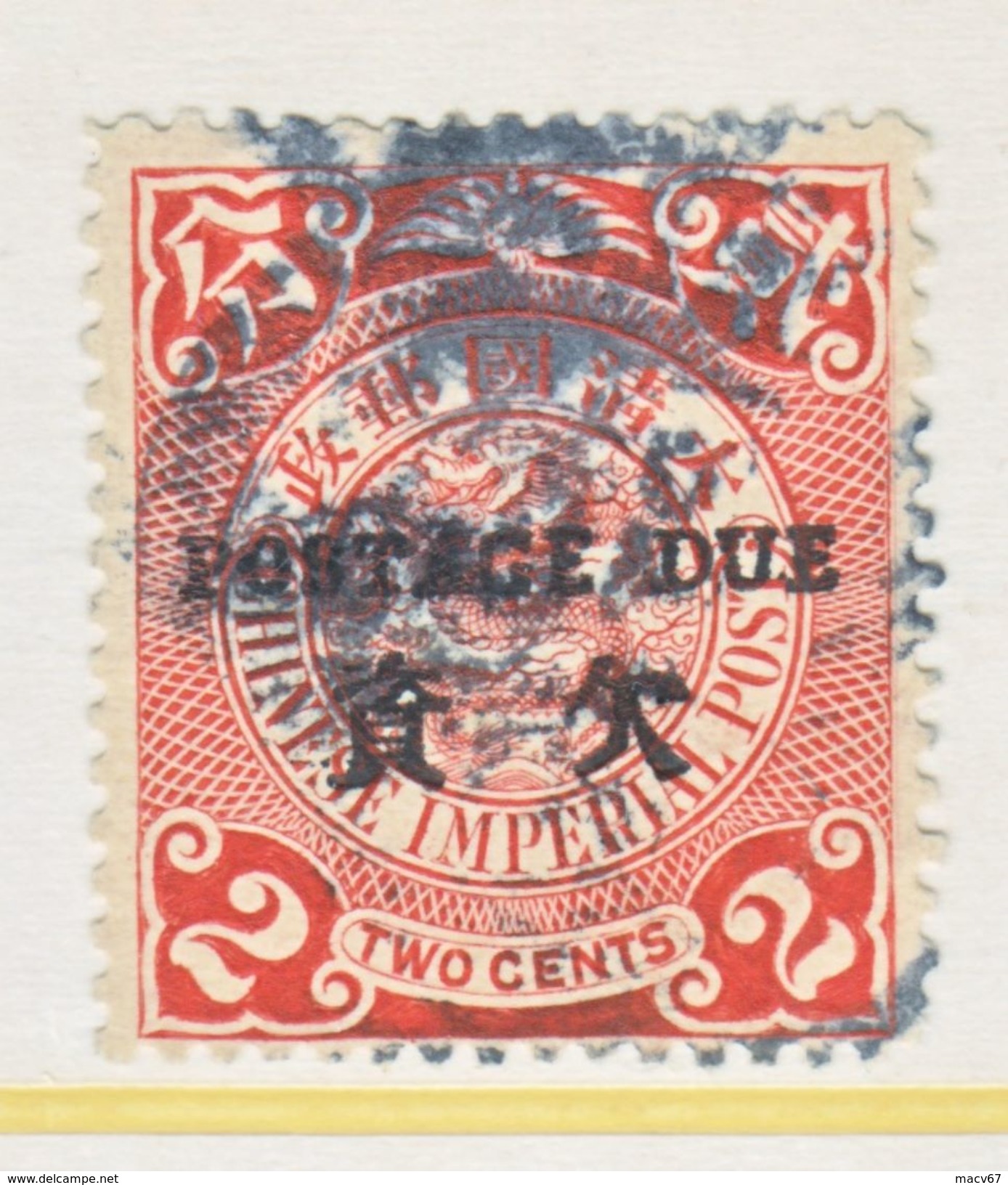 OLD  CHINA  J 3  PORTO   (o) - Used Stamps