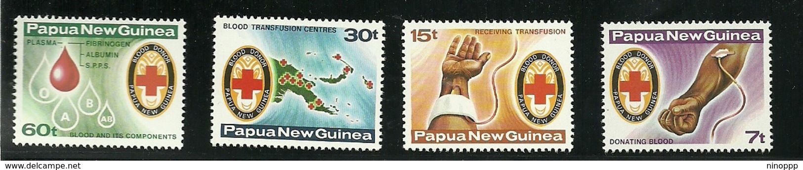 Papua New Guinea SG 393-396 1980 Red Cross MNH - Papua-Neuguinea