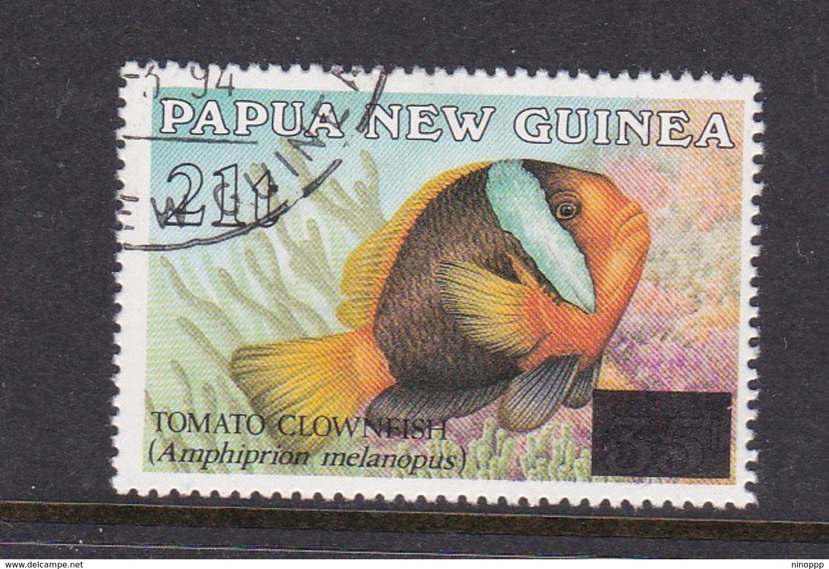 Papua New Guinea SG 734 1994  21t On 80t Surcharged Used - Papua New Guinea