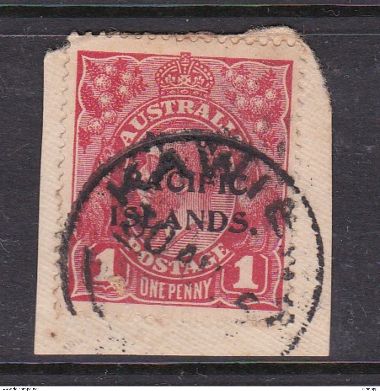 New Guinea SG 67c 1915-16 KGV 1d Red Used - Papoea-Nieuw-Guinea
