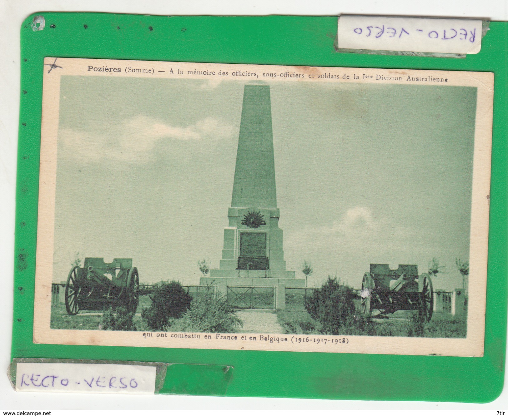 POZIERES MONUMENT AUX MORTS - Other & Unclassified